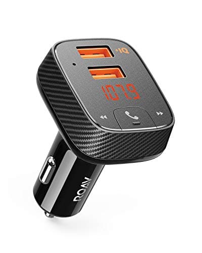 Anker Roav Bluetooth Car Adapter and Car Charger, Power IQ 3.0 Type C ...