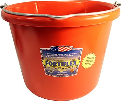 Fortiflex Flat Back Bucket 20 Quart