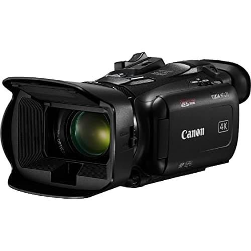 Canon VIXIA HF G60 UHD 4K Camcorder PRO Bundle, Includes: 128GB SDXC Memory Card, LED Light, Spare Battery, 58mm Telephoto & Wide Angle Lenses, Camcorder Bag and More.