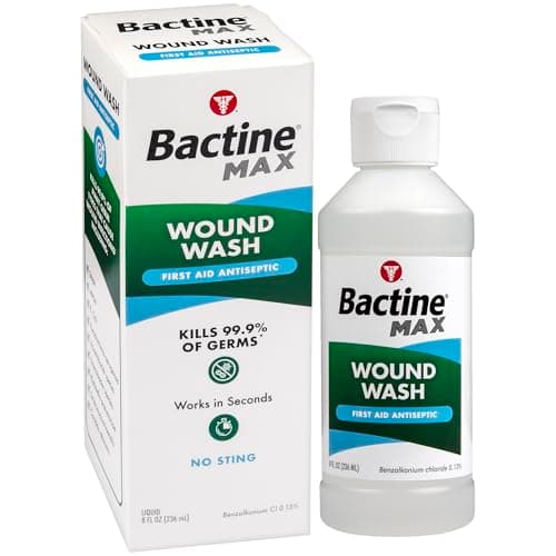Bactine MAX Wound Wash First Aid Antiseptic, 8 fl oz Liquid - Walmart.com