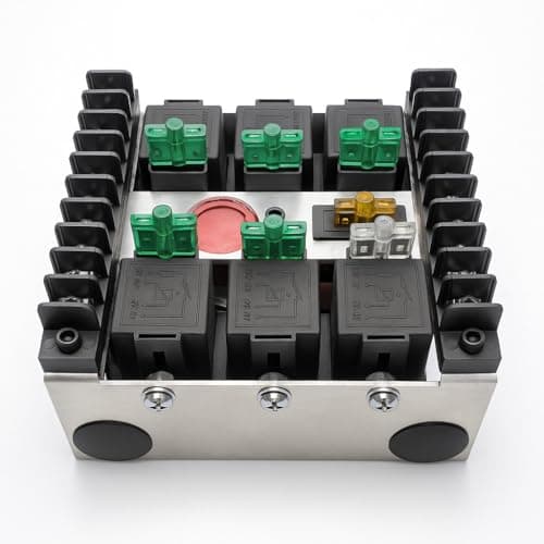 MGI SpeedWare Fused Relay Panel Box and 12vDC Wiring Kit (6 Relay)