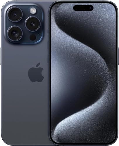 iPhone 15 Pro 256GB Blue Titanium(Renewed)