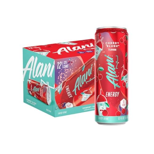 Alani Nu PINK SLUSH Sugar-Free, Low Calorie Energy Drinks | 140mg Caffeine | Zero Sugar | 15 Calories or Less | 355 mL Cans (12 Pack)