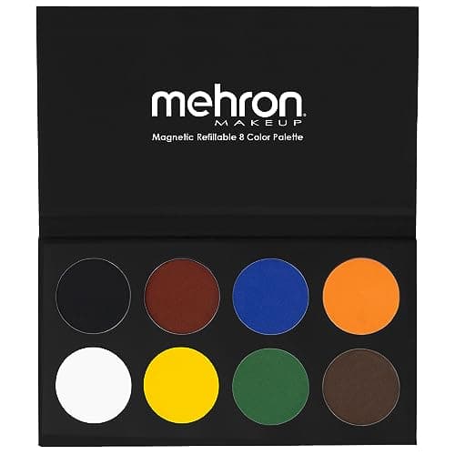 Amazon.com : Mehron Makeup Paradise Makeup AQ 8 Color Basic Palette ...