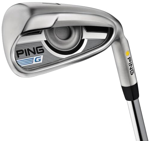 Ping G 5-PW, GW, SW Iron Set Stiff Yellow Dot 1.5 Degrees Upright Ping AWT 2.0