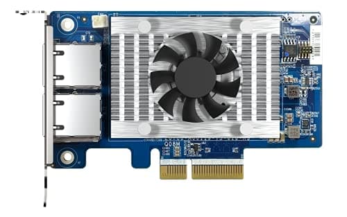 Qnap QXG-10G2T Dual-Port Baset 10gbe Network Expansion Card Low-Profile Form Factor Pcie Gen3