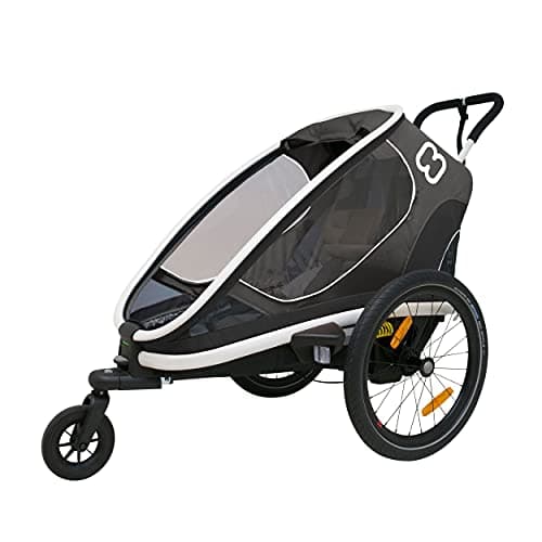 Hamax Outback Twin Child Bike Trailer in Black