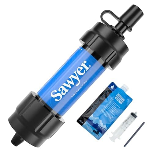 SAWYER PRODUCTS SP128 Mini Water Filtration System, Single, Blue, 1-Pack