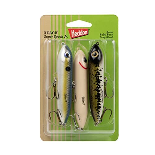 LEURRE DE SURFACE SUPER SPOOK HEDDON TRANSPARENT