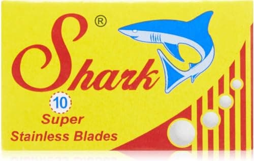 50 Shark Super Stainless Double Edge Safety Razor Blades