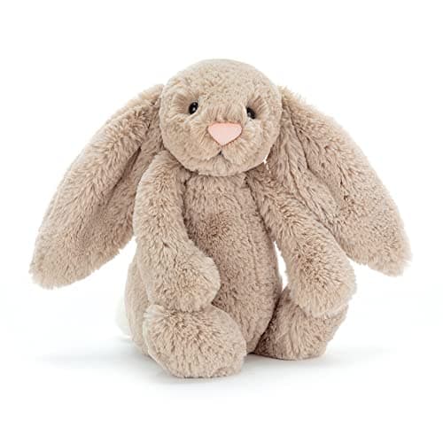 Amazon.com: Jellycat Bashful Grey Bunny Stuffed Animal, Medium 12 ...