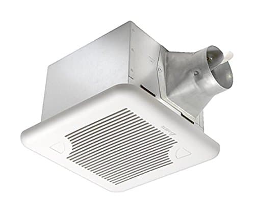 Delta Breez Signature Exhaust Ceiling Bath Fan 130 CFM Energy Efficient Quiet Operation Motor with Humidity Sensor and LED Indicator Light, White