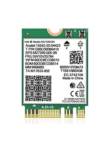Intel Wi-Fi 6E AX210 (AX210NGW)