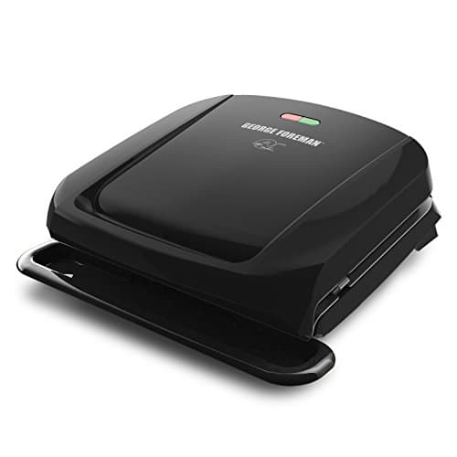 George Foreman parrilla para 4 porciones con placas desmontables GRP1060B
