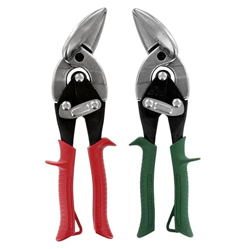 Midwest Tool and Cutlery MWT-6510C Forged Blade 2-Piece Offset Aviation Snips Set