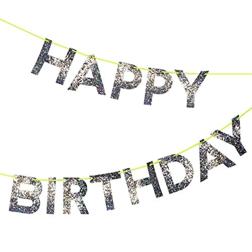 Meri Meri Gold Happy Birthday Garland | Party Banners