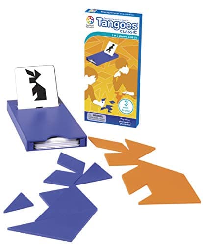 Wooden Tangram Puzzles for Kids, Set of 6, Wood Tangrams with 7 Colore ...