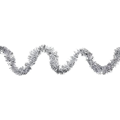 Northlight 50 Traditional Silver Christmas Tinsel Garland
