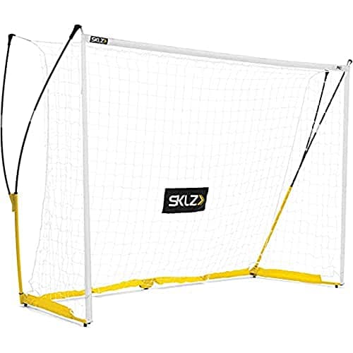 SKLZ Quickster Soccer Goal- Quick Set-Up, Ultra Portable Soccer Goal (8x5 Foot)