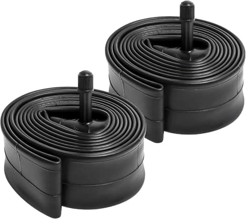 20x1.75/1.95/2.0/2.10/2.125 Inch Bike Tubes, 20" Replacement Bicycle Tubes (2 PCS), Reliable 20 x 1.75-2.125 Bike Inner Tubes AV32mm Schrader Valve for City/Road/Cruiser/Mountain Cycling Scenarios