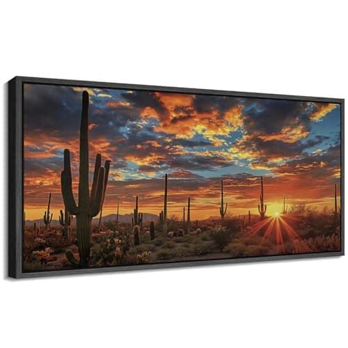 Great Big Canvas Desert Sunset Panorama