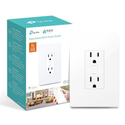TL-KP200 Kasa Smart Wi-Fi Power Outlet, 2-Sockets