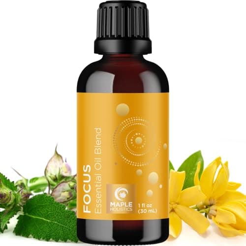 GURU NANDA Essential Oils Set of 6 Blended Scents for Aromatherapy and ...