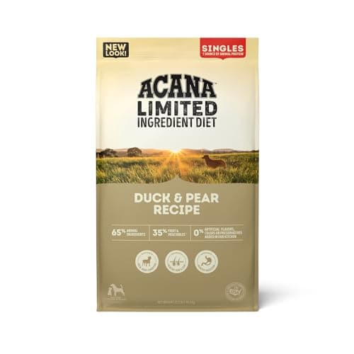 Acana Singles Formula, Duck and Pear Dog Food, 25lbs