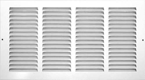 Accord Ventilation 12-in x 6-in Steel White Sidewall/Ceiling Grille in ...