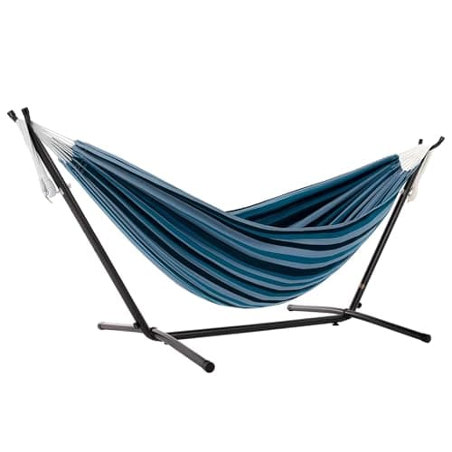 Vivere Double Hammock with Space Saving Steel Stand Review | OutsideModern