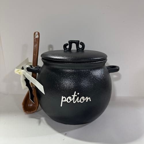 Rae Dunn Witch's Brew Black Cauldron Ceramic Mug Like NEW Halloween - Etsy