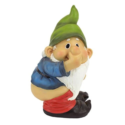 Set de estatuas de gnomos de jardín de Design Toscano