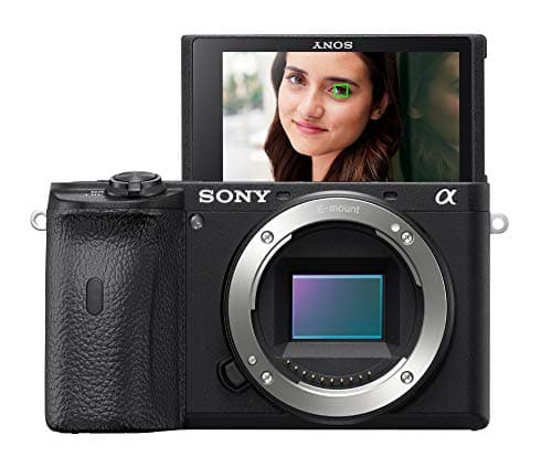 Sony Alpha A6400 Mirrorless Camera: Compact APS-C Interchangeable Lens Digital Camera with Real-Time Eye Auto Focus, 4K Video, Flip Screen and 16-50mm Lens - E Mount Compatible Cameras - Ilce-6400L/B