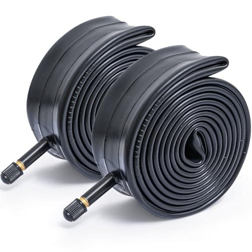 20x1.75/1.95/2.0/2.10/2.125 Inch Bike Tubes, 20" Replacement Bicycle Tubes (2 PCS), Reliable 20 x 1.75-2.125 Bike Inner Tubes AV32mm Schrader Valve for City/Road/Cruiser/Mountain Cycling Scenarios