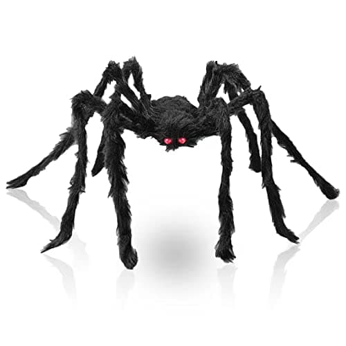 Giant Hairy Spider With Light Up Eyes by Smiffys 23146 | Karnival Costumes