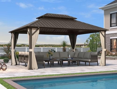 Toldo de acero galvanizado PURPLE LEAF 12x16