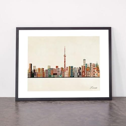 toronto canada skyline Art Print by Bri.buckley | Society6