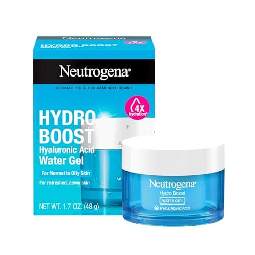 Neutrogena Hydro Boost Gel Cream Face Moisturizer - Oil-Free Facial Cream with Hyaluronic Acid for Dry Skin - Lightweight, Non-Comedogenic Daily Hydrating Formula, 47mL