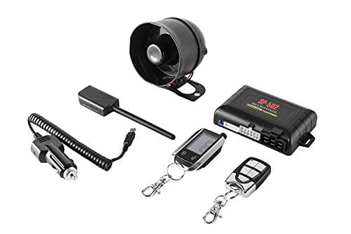 Crimestopper SP-502 2-Way LCD Paging Combo Alarm, Keyless Entry and Remote Start System