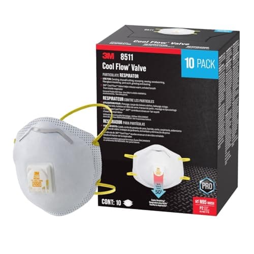 3M 8511 N95 Respirator with Cool Flow Valve