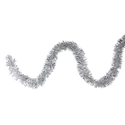 Northlight 50 Traditional Silver Christmas Tinsel Garland