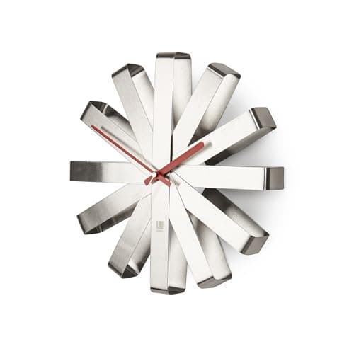 Umbra Ribbon Wall Clock | Black | Black by Design