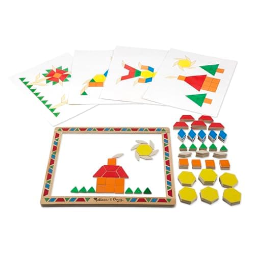 Melissa & Doug Magnetic Pattern Block Kit