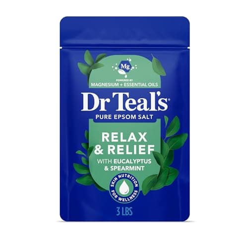 Solución de Sal de Epsom Pura Dr Teal s Eucalipto y Menta
