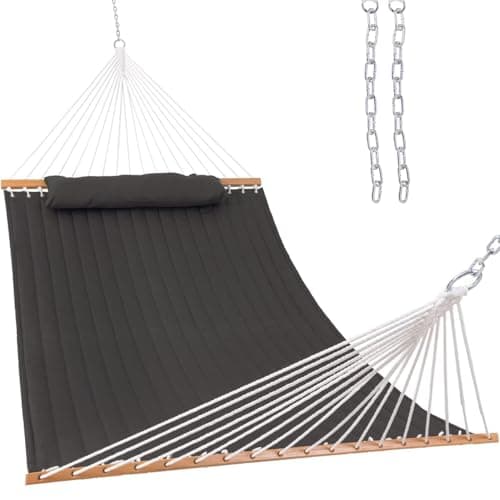 Amazon.com : Lazy Daze Quilted Fabric Hammock with 12-Foot Stand ...