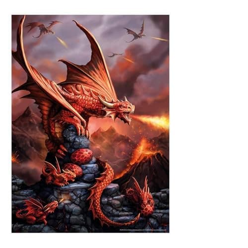 Celtic Dragon Fantasy Lamina Framed Poster Print by Anne Stokes, 24x36 ...