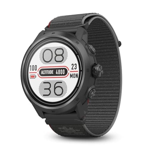 COROS APEX 2 Pro Outdoor GPS Watch, 1.3" Sapphire Titanium, 24-Day Battery Life, Dual-Freq GPS, On-Wrist Navigation, Offline Maps, Heart Rate Monitor, Track Sleep, Running, Biking, Climbing-Black