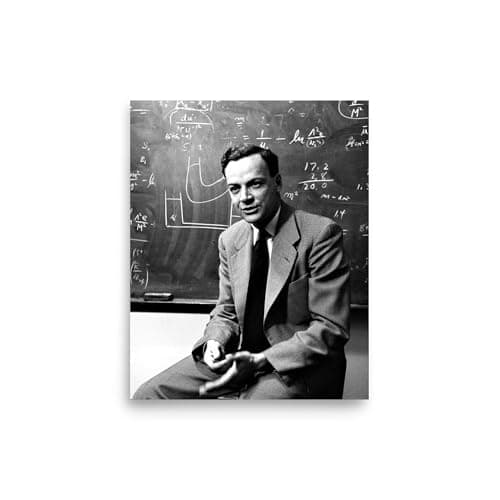 Richard Feynman Diagrams Printable Wall Art Atomic Physics Printable ...