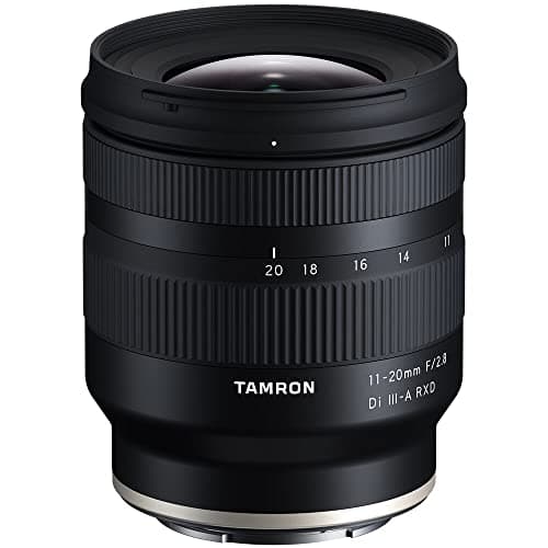 TAMRON 11-20MM F/2.8 DI III-A RXD for Sony E APS-C Mirrorless Cameras (6 Year Limited American Warranty for New Lenses Only)