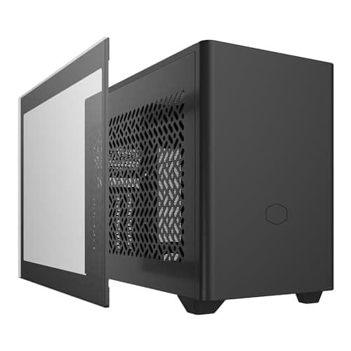 Cooler Master Cooler Master NR200P MAX SFF Small Form Factor Mini-ITX Case with Pre-Installed Custom 280mm AIO and 80 Plus Gold 850W SFX PSU, PCIe 4.0 Riser Cable, Triple-Slot GPU Black